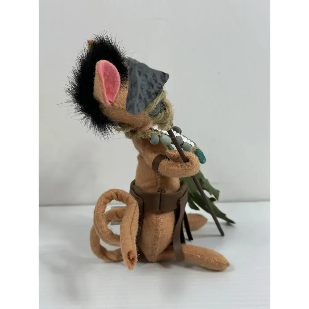 AnnaLee mouse‎ native Indian Fisher fish spear fall 2006 home decor